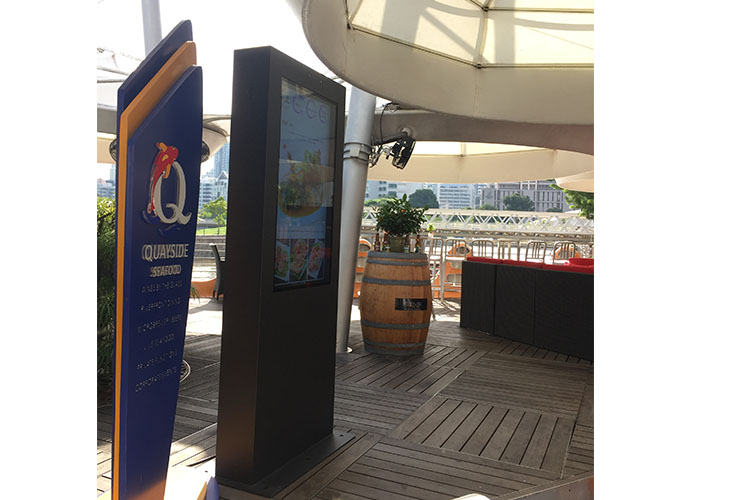 Portable outdoor digital signage screen in singapre