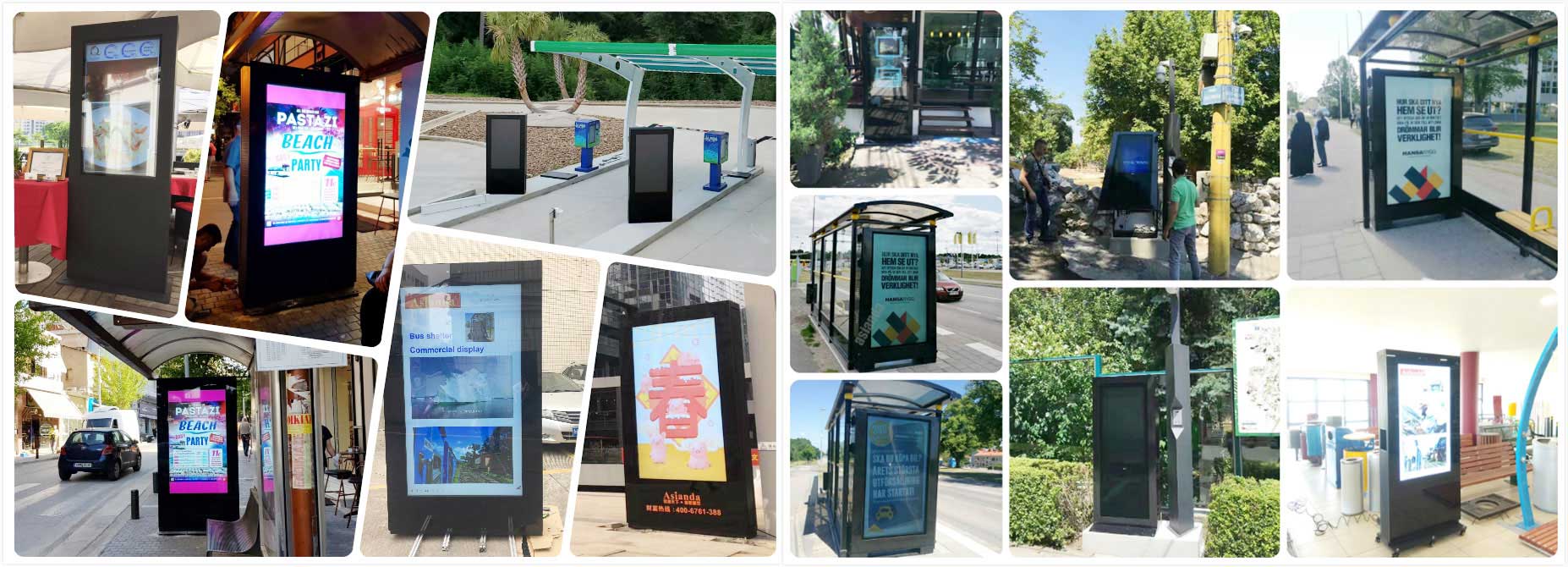 outdoor digital signage kiosk display