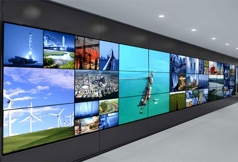video wall for utilities command center