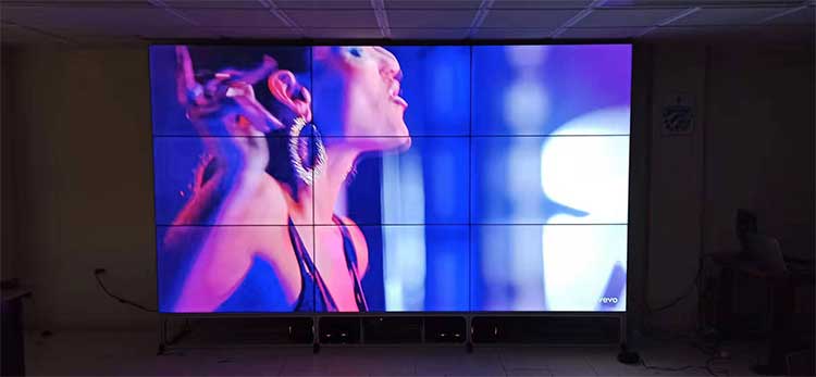3x3 lcd video wall display conference office in Cuba slim show
