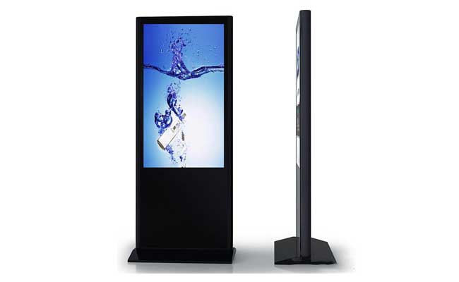 Outdoor advertising display standee