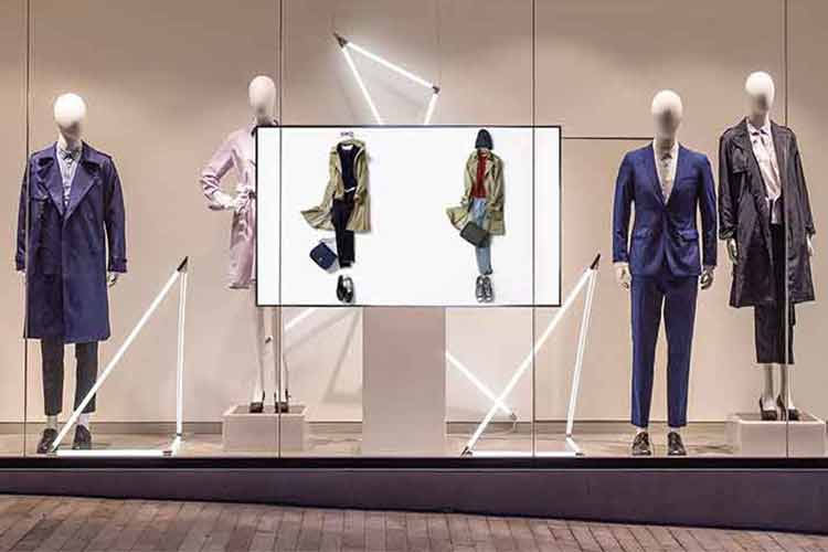 digital window display screens