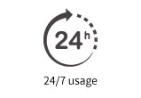 24/7 usage