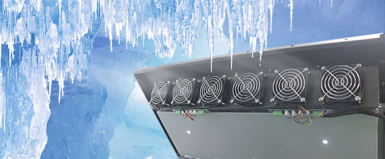 Intelligent fan integrated temperature control and Built-in heating function