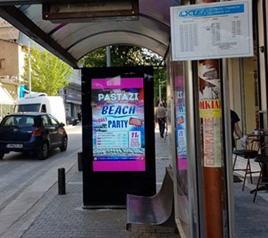Bus Stop Advertising Display   greece