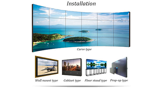 49 inch 3.5 mm Bezel 500nits /700nits UHD 4K Video Wall