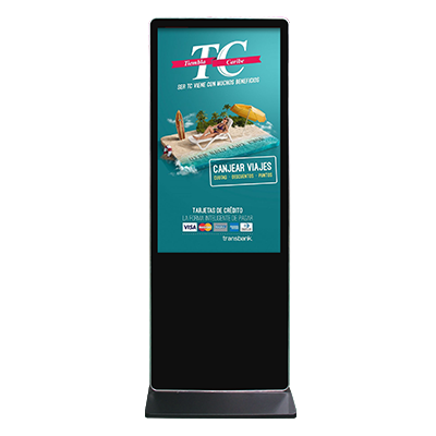 49-inch indoor android lcd digital signage floor standing