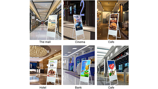 43 inch Portable Indoor Digital Signage