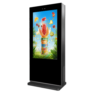 75-inch outdoor Floor standing double sides digital signage