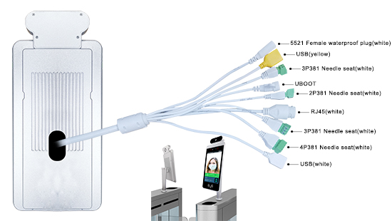 Face recognition temperature measurement terminal 8 inch