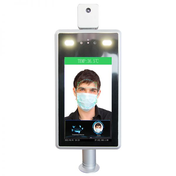 Face Recognition Thermal Attendance Camera System Screening Facial Measurement Kiosk Terminal YXD-F7