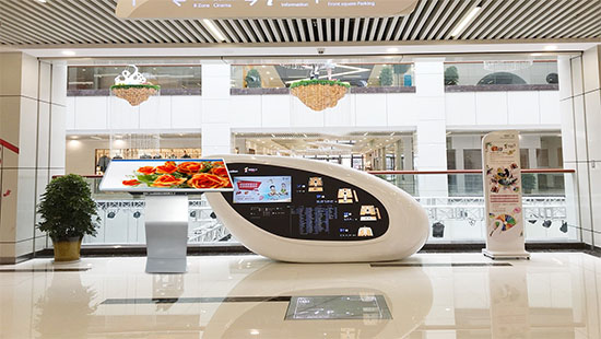 Floor Standing Indoor Smart Touch Screen Kiosk