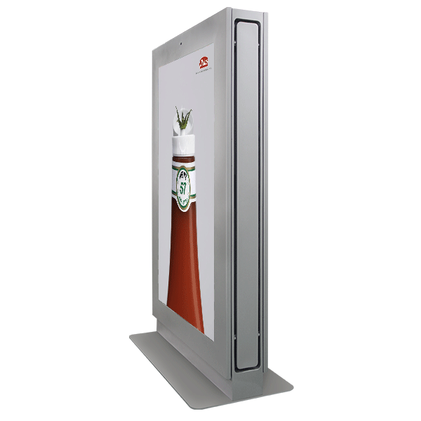 65 inch outdoor floor standing digital signage