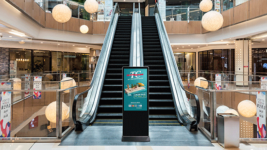 49-inch indoor android lcd digital signage floor standing