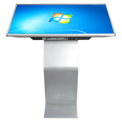 32 Inch 4k Floor Standing Indoor Smart Touch Kiosk