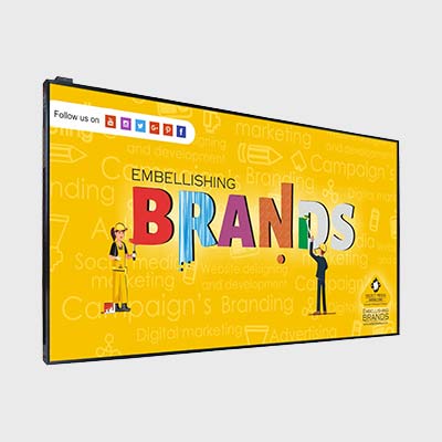 43-inch Digital Window Display Semi-outdoor LCD Digital Display