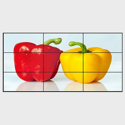 1.7mm bezel 2x2 46 inch video wall