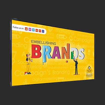 43-inch Digital Window Display Hanging High Brightness