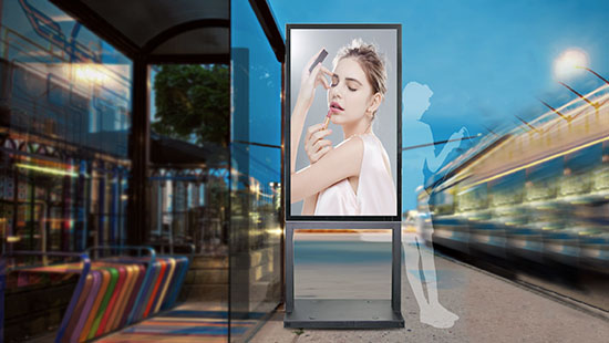 Bonded YXD55S-DWX IP67 55inch Single Side Outdoor Fanless Digital Signage