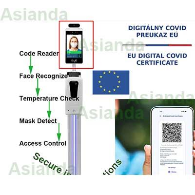 EU Digital Covid Certificate Reader YXD-F8E/EO/UK