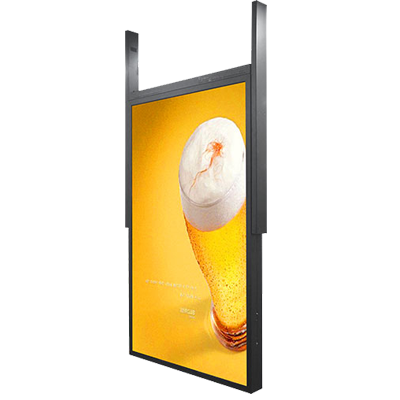 55inch Dual sides digital window display 2500 nits/700 nits