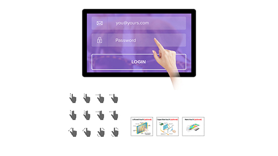 21.5-inch LCD Touch Kiosk