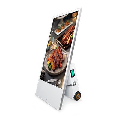 43 inch  portable outdoor display powered by battery
