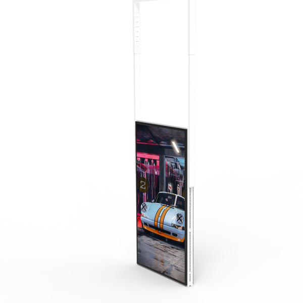 Dual sides digital window display 3000 nits/700 nits