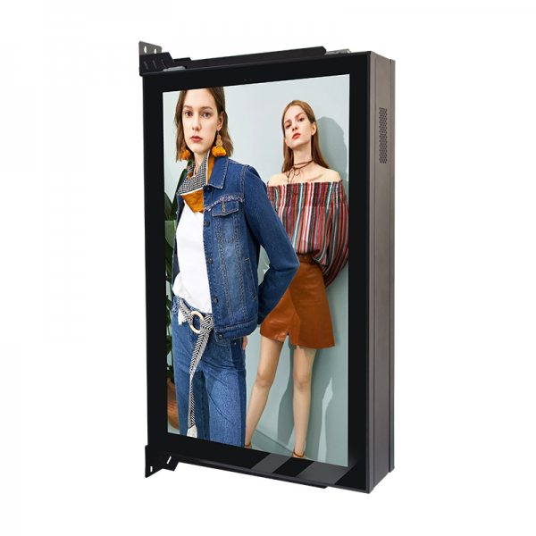 Bonded YXD43S-LP IP67 double sided Pole outdoor digital signage