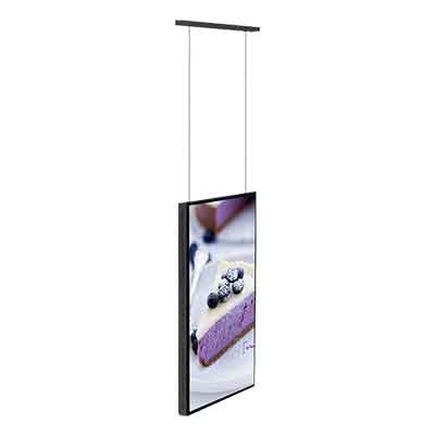 dual sided hanging digital window display