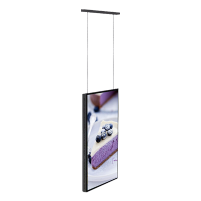 double sided ceiling mount high brightness digital window display