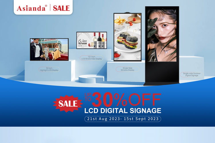 promotion of outdoor digital signage