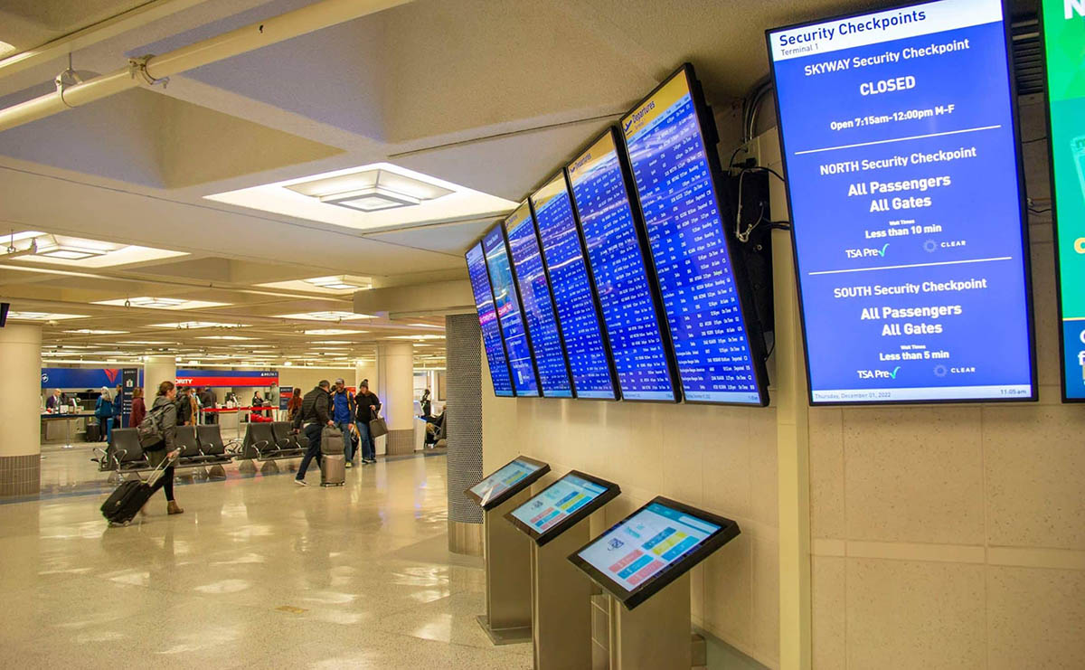 Airport signage and display trends - Asianda