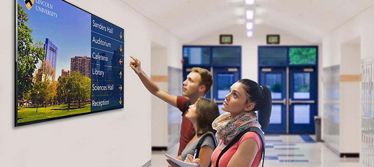 What are the benefits of using digital signage in schools? - Asianda